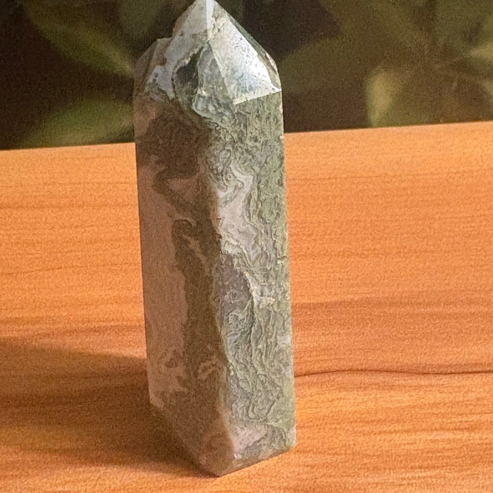 Green and Gray Obelisk